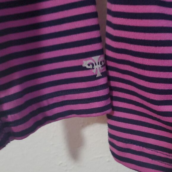 Med Couture Purple Striped Long Sleeve Top - Picture 6 of 6